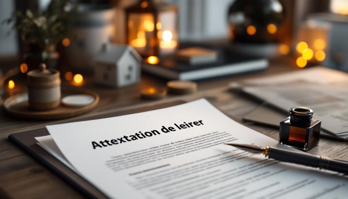 Attestation de loyer CAF : modèle gratuit et démarches 2026